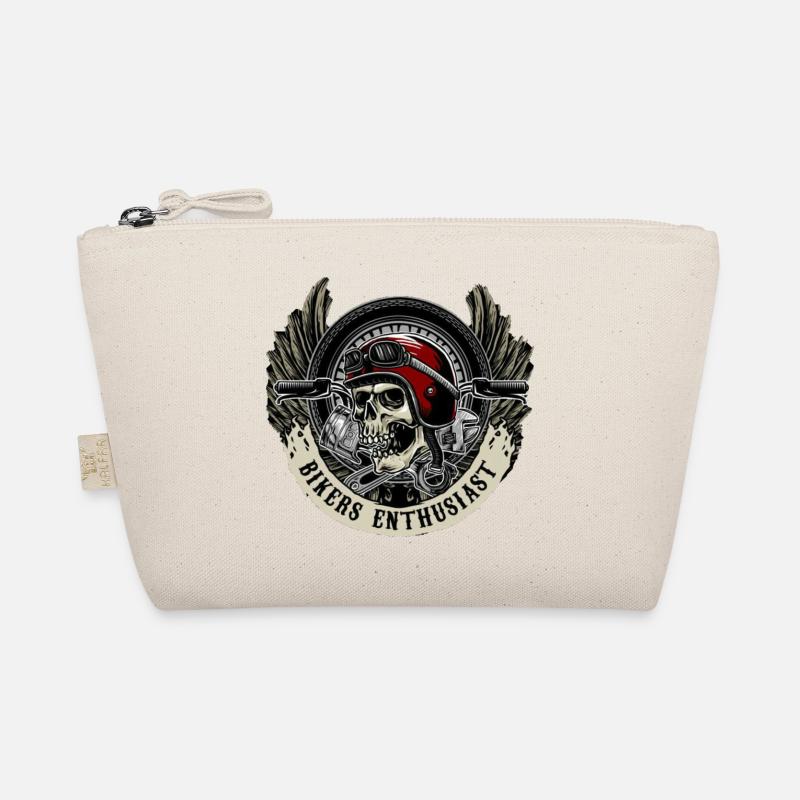 Motorradfahrer, Skull Bio-Täschchen