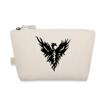 Phoenix Tribal Symbol of Strength and New Beginnings - Organic Pouch - nature - Front