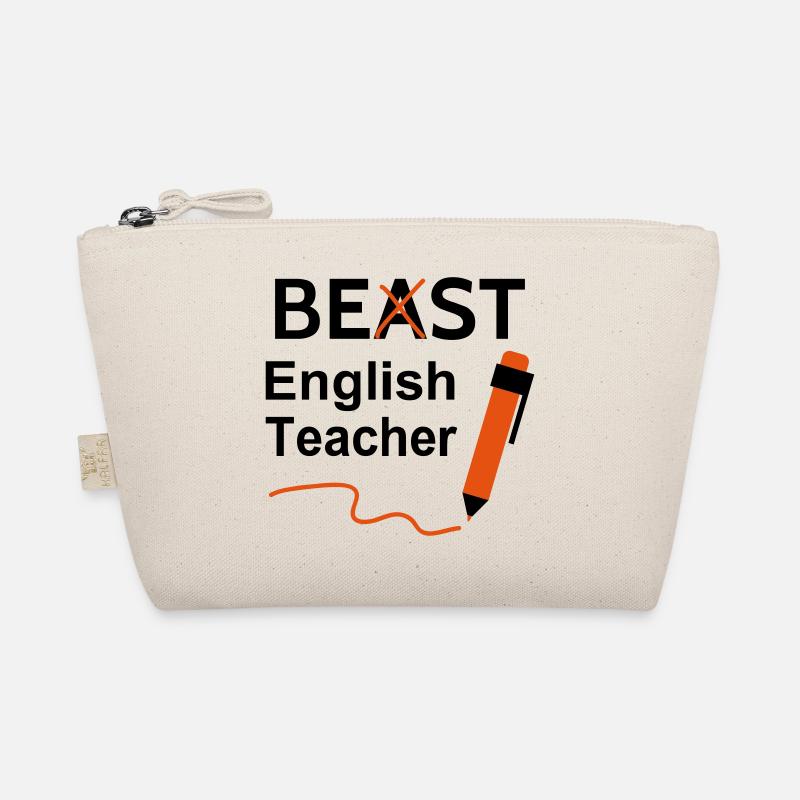 Funny Beast Bester Englischlehrer Bio-Täschchen