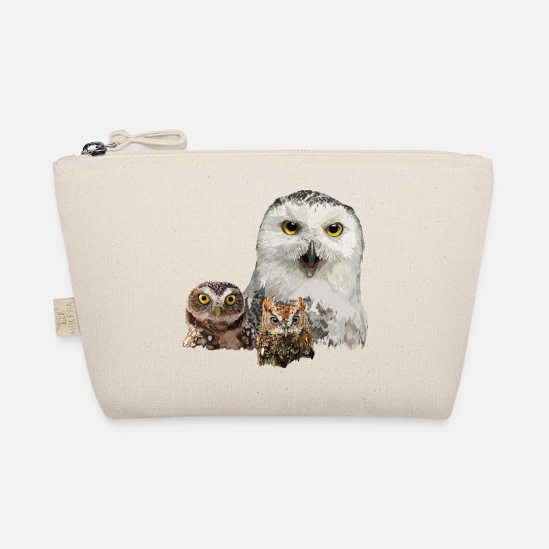 owl, owl and owlet Organic Pouch