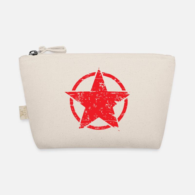 rote Sterne Bio-Täschchen