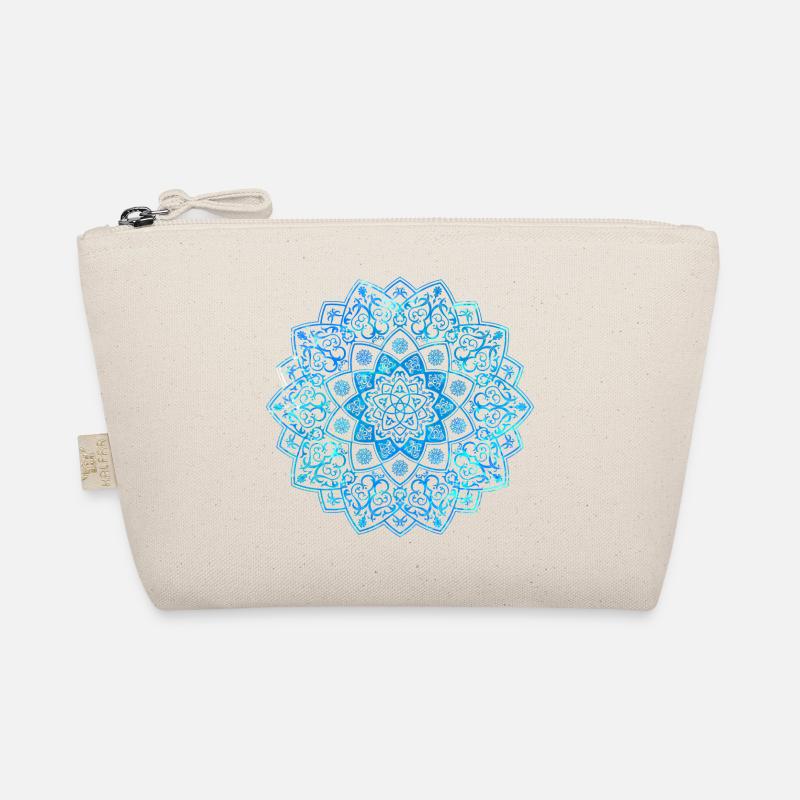 Mandala - blue Organic Pouch