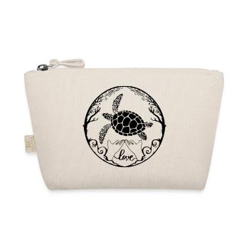 Tortue de mer Amour - Trousse biologique - nature - Devant
