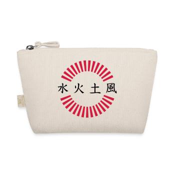 Japan characters fire earth water wind - Organic Pouch - nature - Front