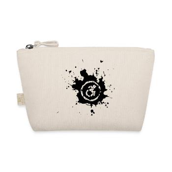 Rollstuhl-Spritzer, Farbspritzer Rollstuhl-Design* - Bio-Täschchen - Natur - Vorne