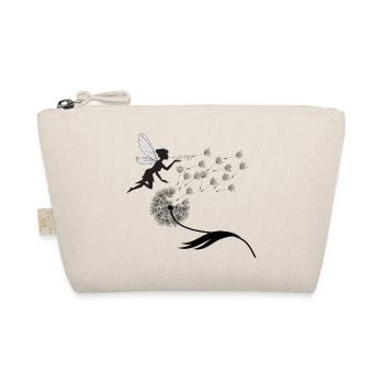 Fairy Flight Silhouette with Dust - Organic Pouch - nature - Front