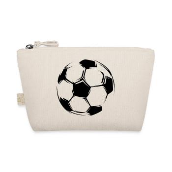 soccer fußball symbol geschenk team em Ball icon - Bio-Täschchen - Natur - Vorne