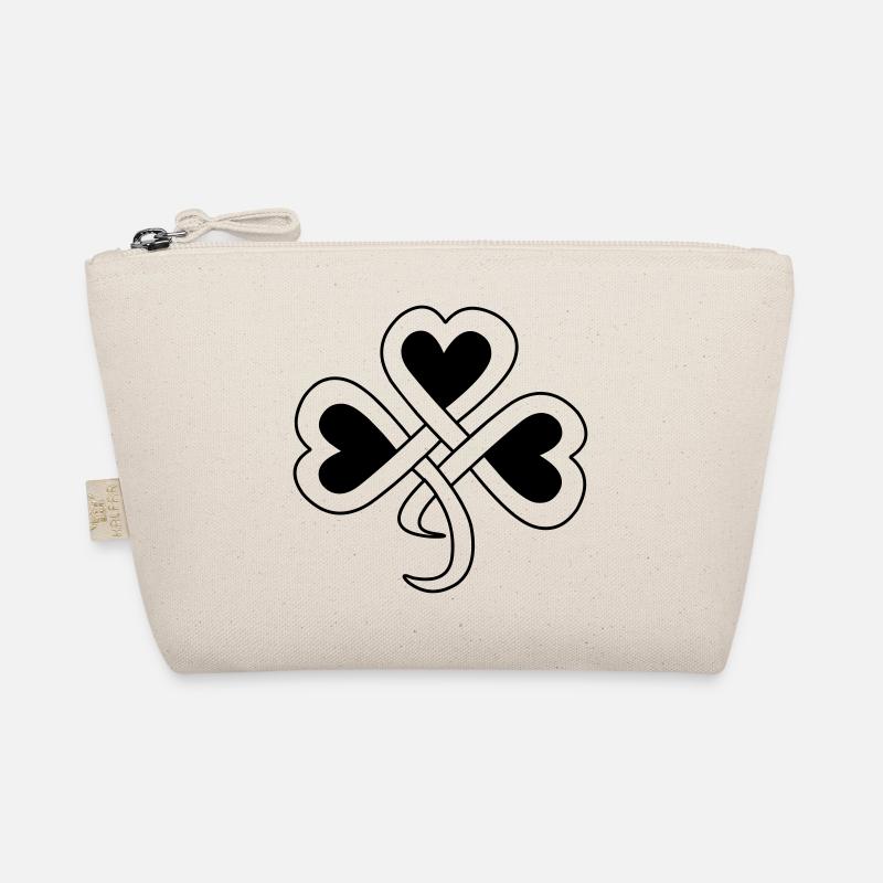 Celtic clover vector shade Organic Pouch