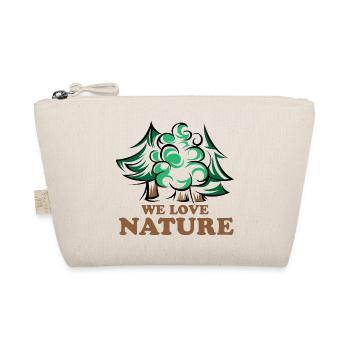 Natur Bäume Wald Symbol Icon Logo Illustration - Bio-Täschchen - Natur - Vorne