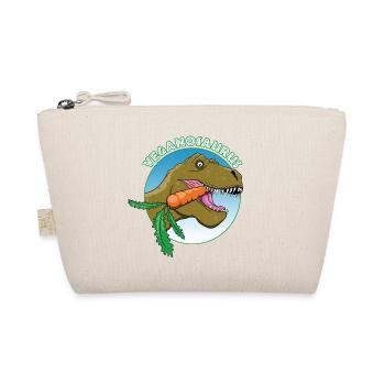 Vegan Dinosaur - Organic Pouch - nature - Front