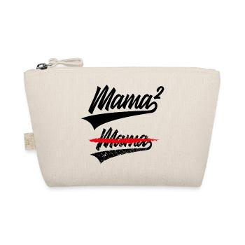 MAMA TO THE POWER of 2 CHILDREN - Organic Pouch - nature - Front