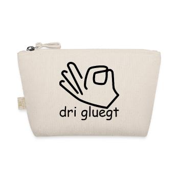 dri gluegt - Bio-Täschchen - Natur - Vorne