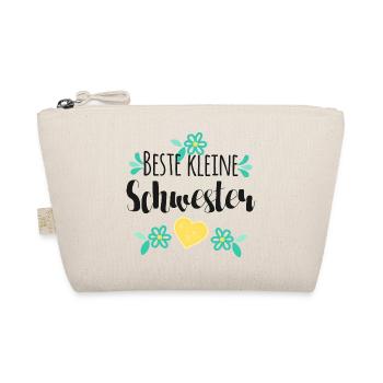 Beste Kleine Schwester - Bio-Täschchen - Natur - Vorne