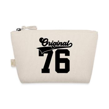 50TH BIRTHDAY 1976 ORIGINAL 76 - Organic Pouch - nature - Front