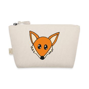 Fox Cartoon Drawing - Organic Pouch - nature - Front