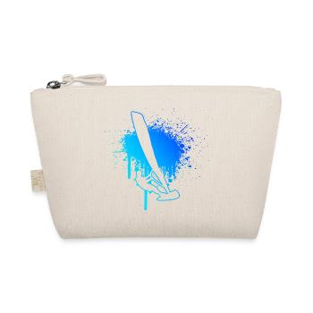 Surfer Herren Windsurfer Windsurfen Windsurf - Bio-Täschchen - Natur - Vorne