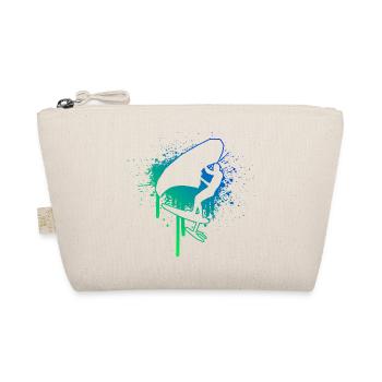 wingsurfing men wingfoil hydrofoil foilwing - Organic Pouch - nature - Front