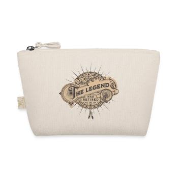 The Legend has retired retirement pension - Organic Pouch - nature - Front