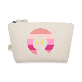 Katze Retro - Bio-Täschchen - Natur - Vorne