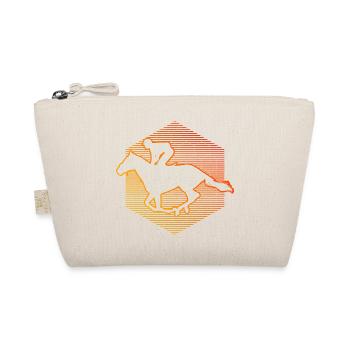 Women's Racing Show Jumping Horse Riding - Organic Pouch - nature - Front