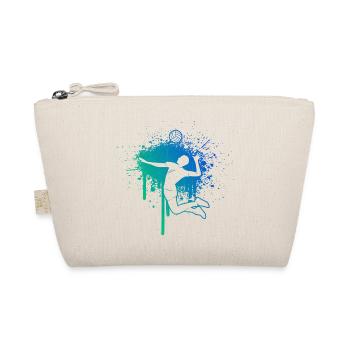 Volleyball Player Beach Volley Volleyball Player - Organic Pouch - nature - Front