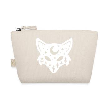 White fox totem of nature - Organic Pouch - nature - Front
