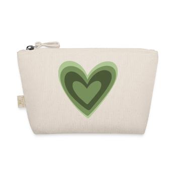 Green Heart - Organic Pouch - nature - Front