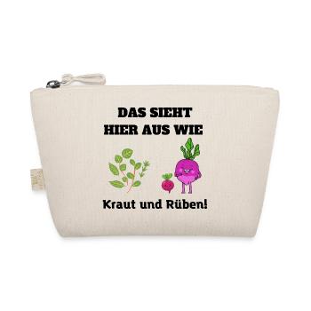Das sieht aus wie Kraut und Rüben - Sprichwort - Bio-Täschchen - Natur - Vorne