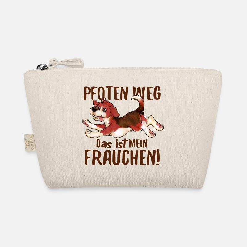 Pfoten weg, das ist mein Frauchen lustiger Beagle - Bio-Täschchen - Natur