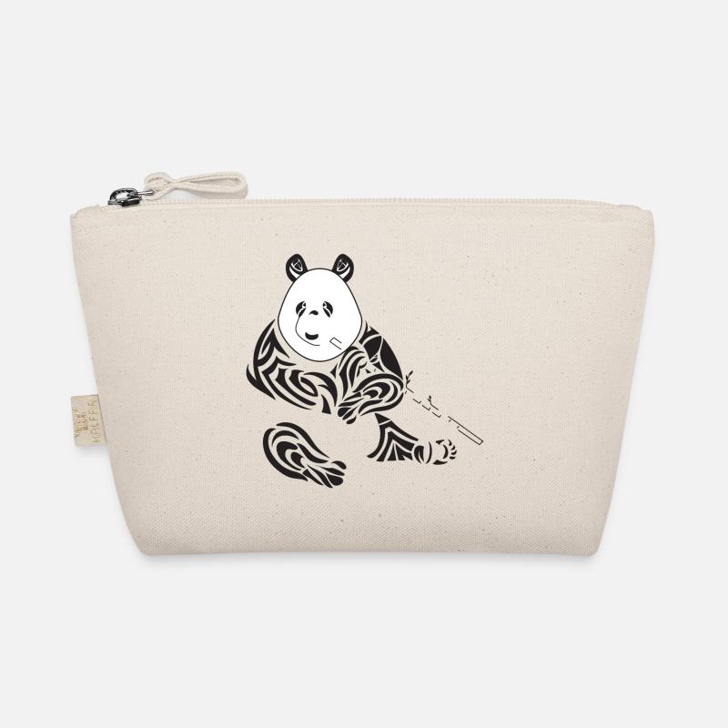 Stammes-Panda - Bio-Täschchen - Natur
