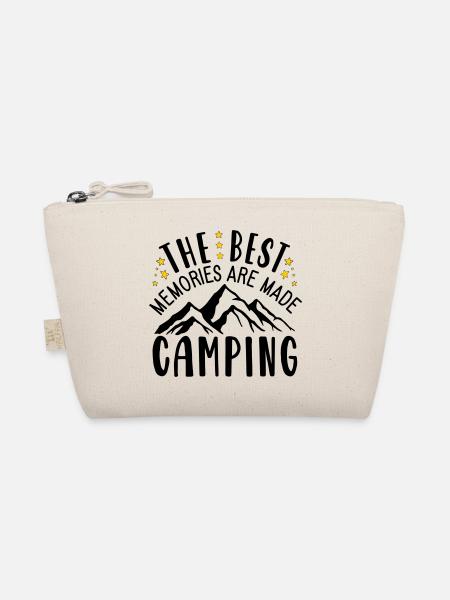 The Best Memories Are Made Camping - Organic Pouch - nature