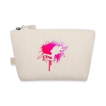 Scuba Diving Diving Diver Ladies Free Dive - Organic Pouch - nature - Front