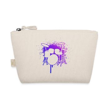 Drum Kit Drummer Women Drums - Organic Pouch - nature - Front