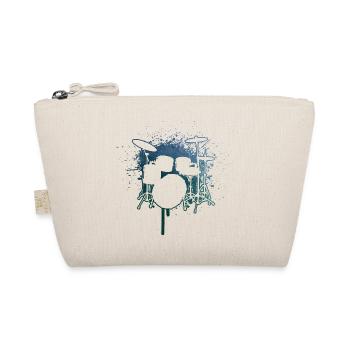 Drum Kit Drums Drummer Drumming - Organic Pouch - nature - Front