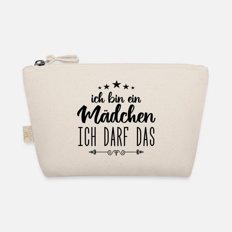 Baby Mädchen Ich darf das, ich bin ein Mädchen !!! Bio-Täschchen