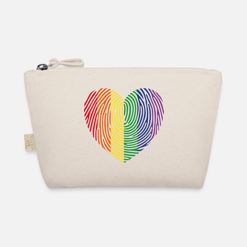 Empreinte digitale du cœur de fierté Trousse biologique