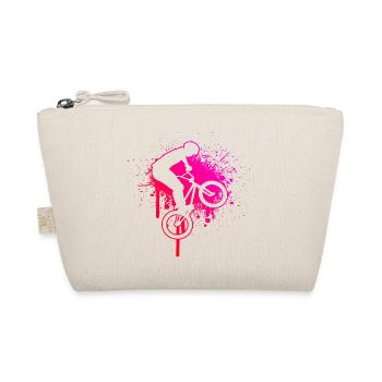 Women bmx bmx bike bike men bmx boys - Organic Pouch - nature - Front