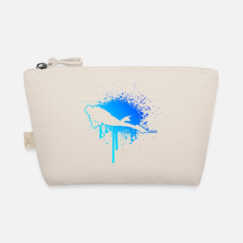 Scuba Diver Free Dive Scuba Diving Organic Pouch