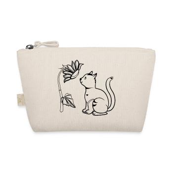 Chat avec tournesol - Trousse biologique - nature - Devant