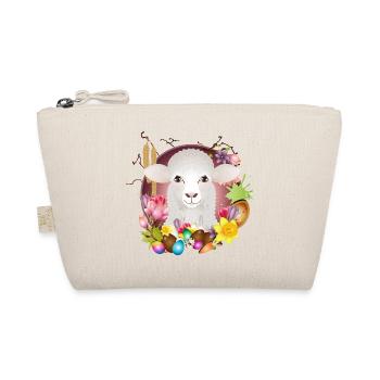 The sheep or lamb as a spring & Easter motif - Organic Pouch - nature - Front