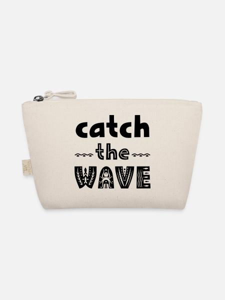Abstract play of colors with neon accents - Organic Pouch - nature - Front