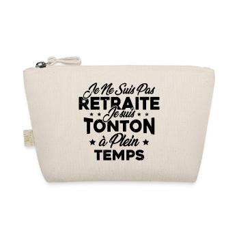 Tonton à Plein Temps Cadeau Retraite Tonton - Trousse biologique - nature - Devant