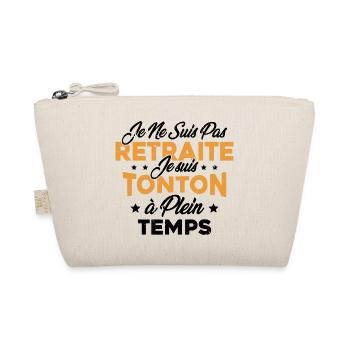 Tonton à Plein Temps Cadeau Retraite Tonton - Trousse biologique - nature - Devant