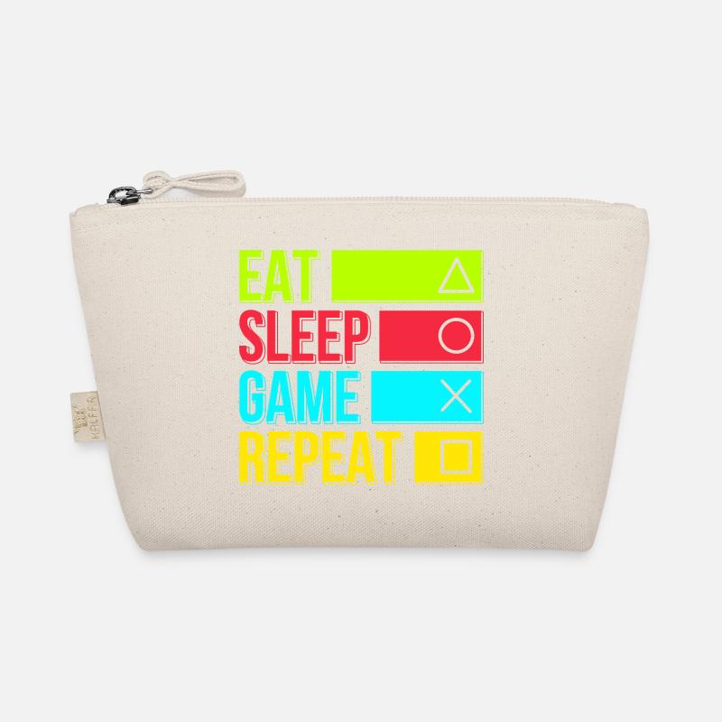 Eat Sleep Game Repeat Organic Pouch