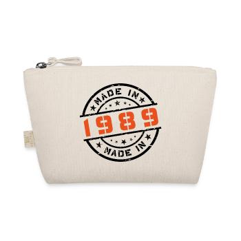 Year of birth Birthday Born In - Made in 1989 - Organic Pouch - nature - Front