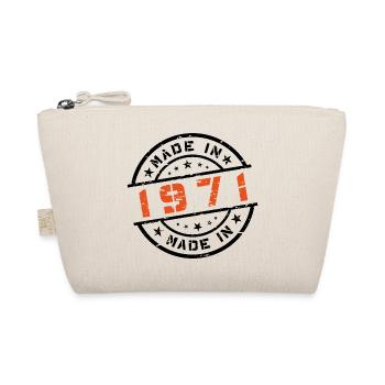 Year of birth Birthday Born In - Made in 1971 - Organic Pouch - nature - Front