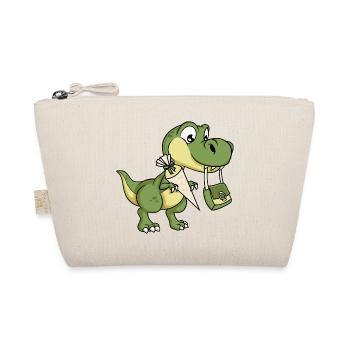 Dino Schultüte Schultasche Dinosaurier Einschulung - Bio-Täschchen - Natur - Vorne