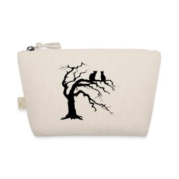 Arbre mort avec 2 silhouettes de chats - Trousse biologique - nature - Devant