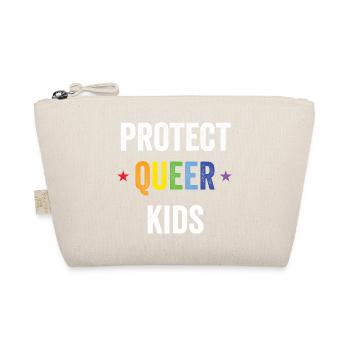 LGBT Pride Month - Protect Queer Kids - Organic Pouch - nature - Front