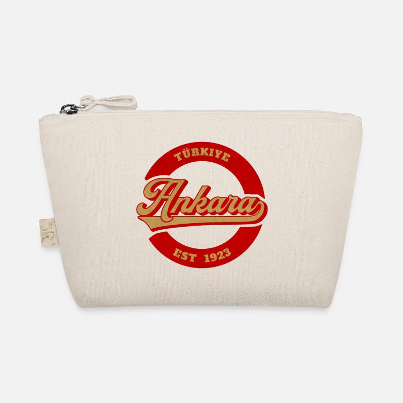 Ankara Vintage Logo Est 1923 Organic Pouch